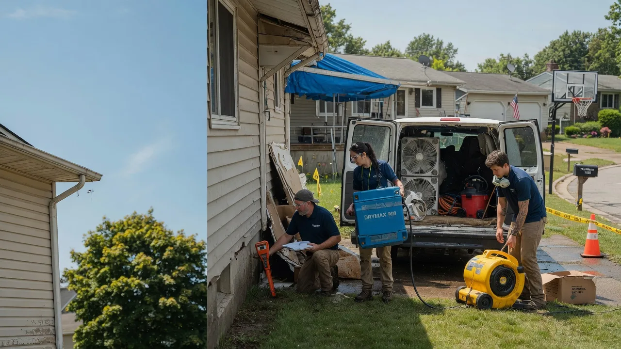 Ceiling Leak Cleanup in Wilmington, DE near me